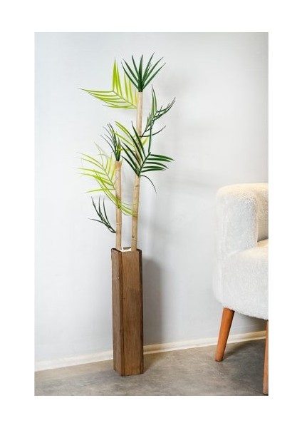 Yapay Çiçek Saksılı Çiçek Dekoratif Saksılık 100 cm 2150