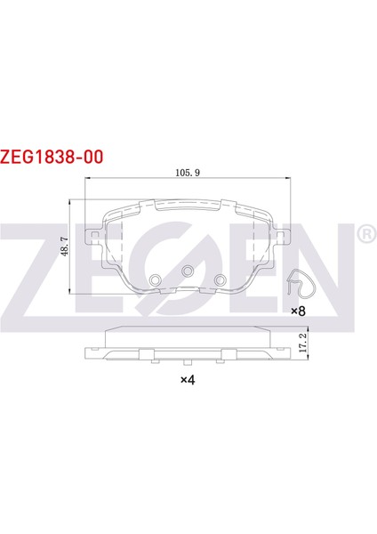 Fren Balata Arka Mercedes A 180 D - 200 (W177) 2018- / Cla 180 D - 200 (C118) 2019-