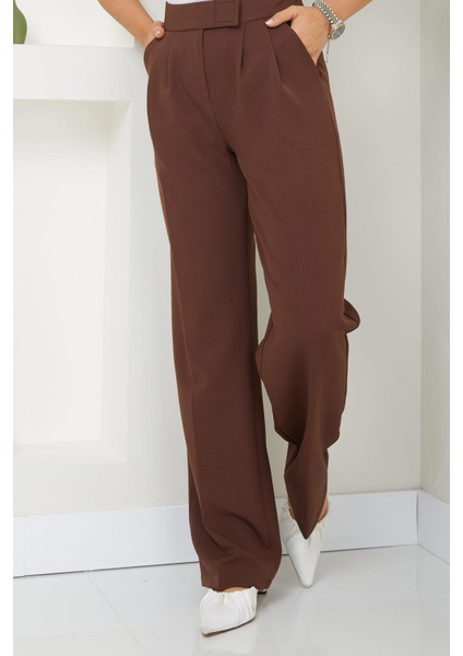 Cırtlı Pantolon Kahverengi HM2486 fiyatları