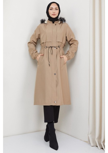 Allerli Içi Kürklü Bondit Mont Vizon HM2330 modelleri