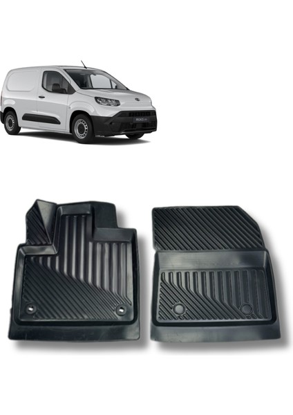 Toyota Proace City Panelvan Ön Iki Parça Oto Paspas Crax