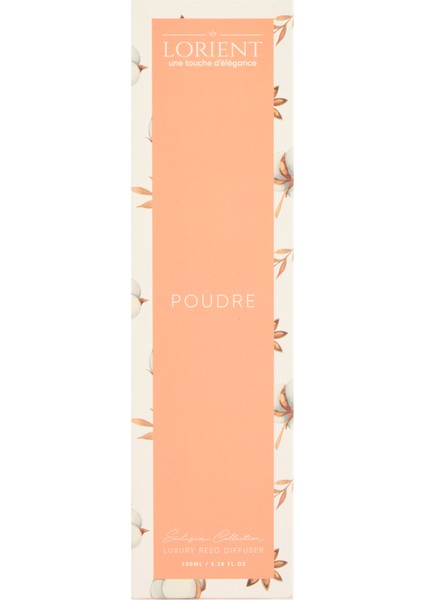 Poudre Luxury Çubuklu Oda Kokusu - Şeffaf - 100 ml