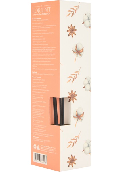 Poudre Luxury Çubuklu Oda Kokusu - Şeffaf - 100 ml