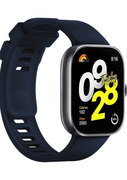 Xiaomi Redmi Watch 4 Uyumlu Kordon Akıllı Saat Bileklik Kordonu Yumuşak Silikon Kayış