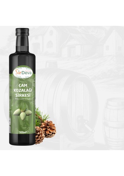 Çam Kozalağı Sirkesi Doğal Fermantasyon 500 ml