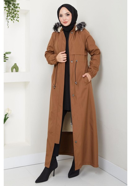 Içi Kürklü Tam Boy Bondit Mont Taba HM2331