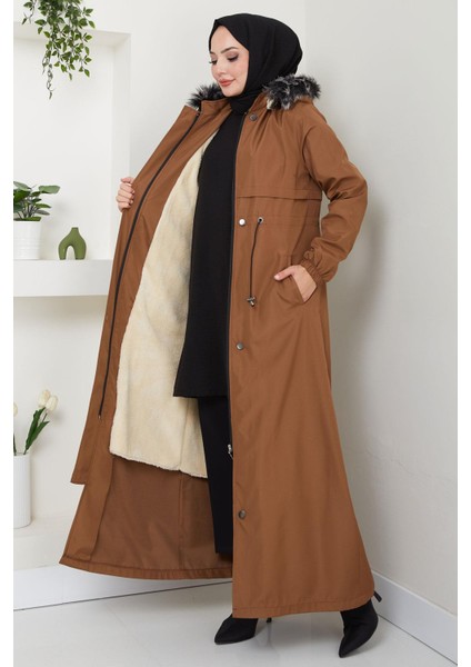 Içi Kürklü Tam Boy Bondit Mont Taba HM2331 fırsatları