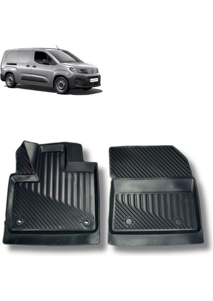 Peugeot Rifter Panelvan Ön Iki Parça Oto Paspas Crax