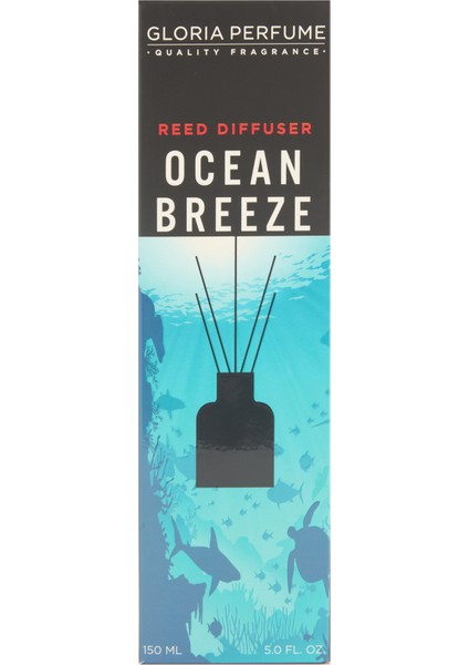 Ocean Breeze Bambu Çubuklu Oda Kokusu - Şeffaf - 150 ml