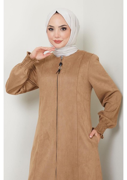 Manşeti Gipeli Süet Ferace Camel HM2543 fiyatları