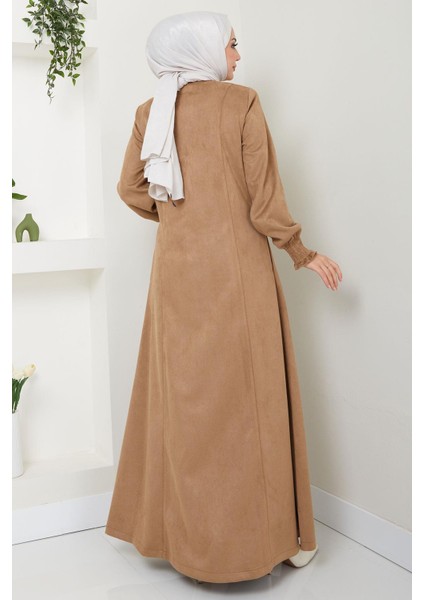 Manşeti Gipeli Süet Ferace Camel HM2543 indirimleri