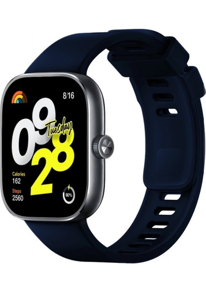 Xiaomi Redmi Watch 4 Uyumlu Kordon Akıllı Saat Bileklik Kordonu Yumuşak Silikon Kayış