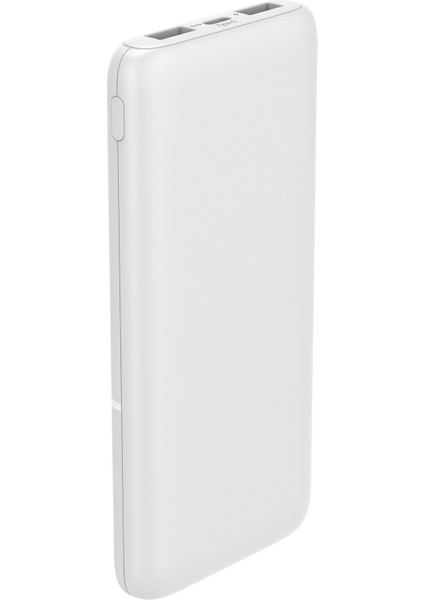 Type-C / 2 USB / 3 Port Çıkış / Output 2.1A LED Ekranlı Slim 10000MAH Powerbank