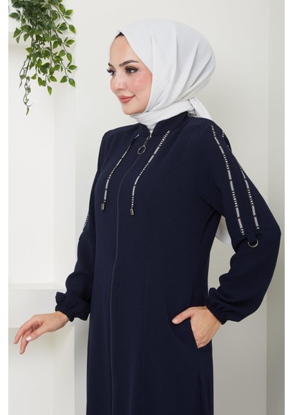 Şeritli Spor Ferace Lacivert HM2483 indirimleri