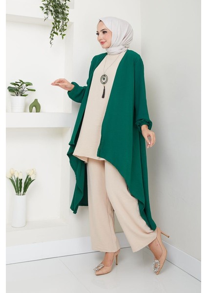 Bayan Giyim Moda Tesettür 3 Lü Takım 2592