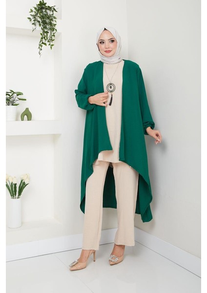 Bayan Giyim Moda Tesettür 3 Lü Takım 2592