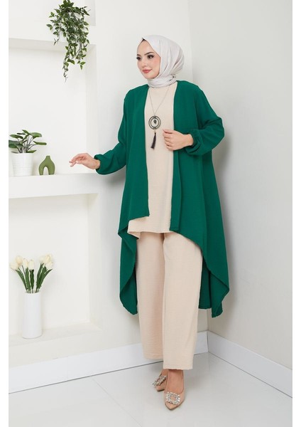Bayan Giyim Moda Tesettür 3 Lü Takım 2592