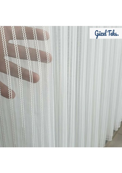 Çizgili Kısa Tül Ağır Gramajlı Kırışmaz Ütü Istemez Sık Pile fiyatları