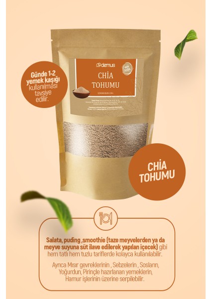 Chia Tohumu 250 gr