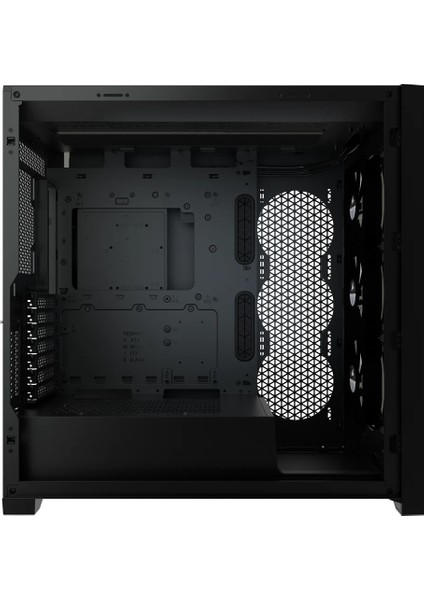 Corsaır Icue 5000X Rgb Temperli Cam Mid Tower Smart Kasa, Siyah (CC-9011212-WW)