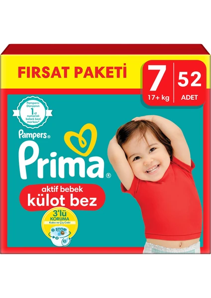 Külot Bez 7 beden 52'li Fırsat Paketi