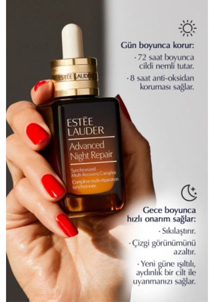 Estee Lauder Seyahat Boy Yaşlanma Karşıtı Serum - Advanced Night Repair Onarıcı Gece Serumu 7 ml Mini Boy