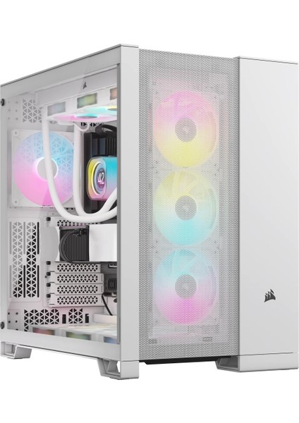 Corsaır 6500D Aırflow Mid-Tower Dual Chamber Pc Case - White (CC-9011260-WW)