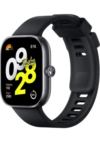 Xiaomi Redmi Watch 4 Uyumlu Kordon Akıllı Saat Bileklik Kordonu Yumuşak Silikon Kayış