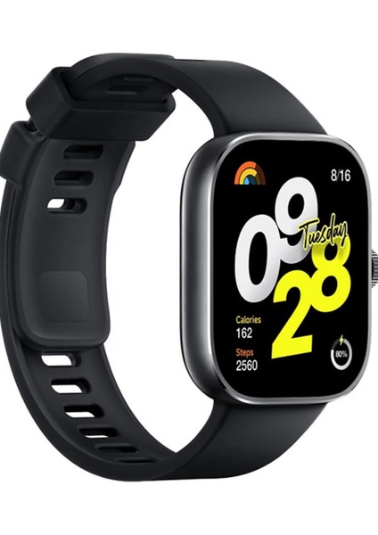 Xiaomi Redmi Watch 4 Uyumlu Kordon Akıllı Saat Bileklik Kordonu Yumuşak Silikon Kayış