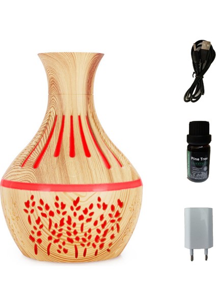 250 ml Ulrasonik Hava Nemlendirici Buhar Makinesi ve Aroma Difüzörü