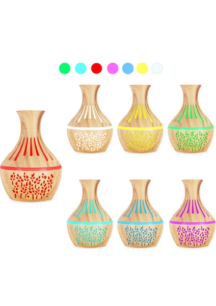 250 ml Ulrasonik Hava Nemlendirici Buhar Makinesi ve Aroma Difüzörü