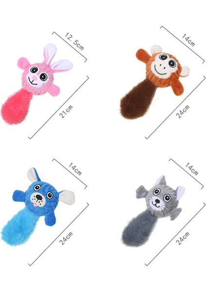 Sesli Peluş Köpek Isırma Oyuncağı