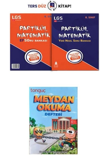 Partikül Matematik 8. Sınıf Lgs Yeni Nesil Efso Matematik Soru Bankası (Tonguç Meydan Okuma Defteri Hediyeli)