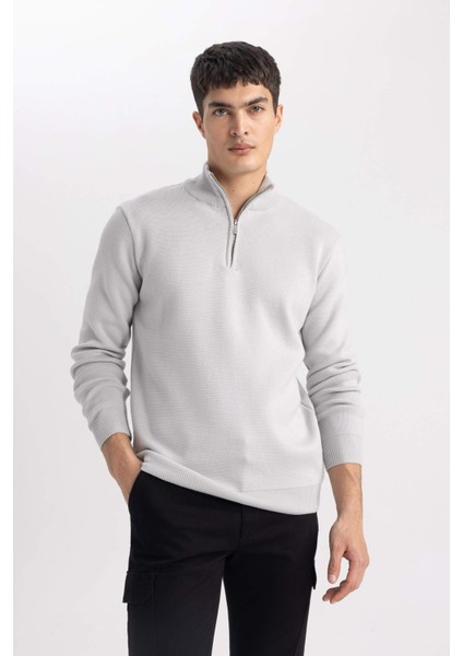 Erkek Sweatshirt Açık Gri A5184AX/GR184