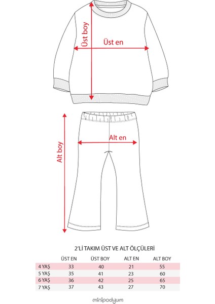 Kız Çocuk Kordon Çiçek Nakışlı Ikili Takım indirimleri