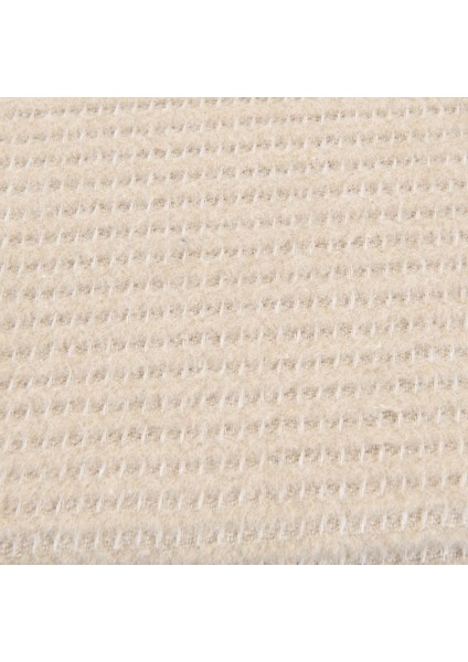 Soft Moza Pamuklu Tek Kişilik Battaniye - Bej - 150X200 cm