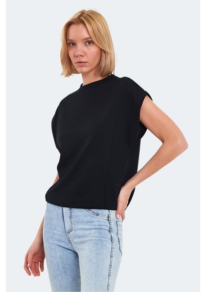 Vıncenza Kadın Tişört Siyah ST14TK021-500 fiyatları