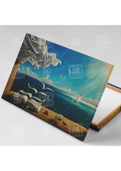 Salvador Dali Efsane Ressam Başyapıt Sürrealizm Yatay Kanvas Tablo