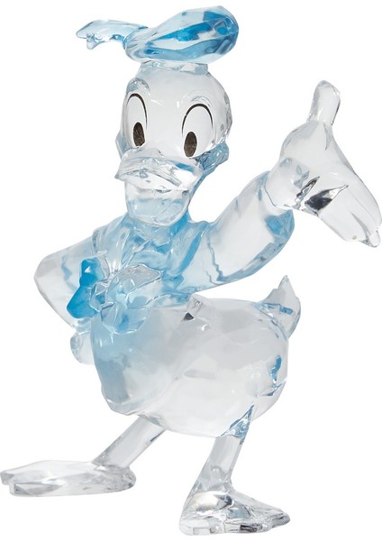 Donald Duck Facets Şeffaf Reçine Figür Biblo