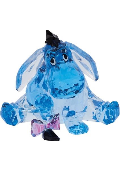 Eeyore Facets Şeffaf Reçine Figür Biblo
