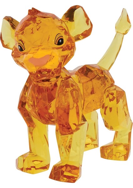 Simba Facets Şeffaf Reçine Figür Biblo