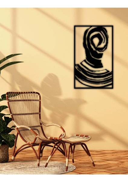 Modern Macbeth Metal Duvar Tablosu - Ev Duvar Dekorasyonu - 80 x 50 cm -Siyah - ARTS-021 fiyatları