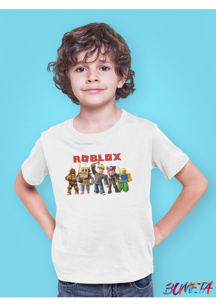 Roblox All Karakter Characters Çocuk Tişört T-Shirt