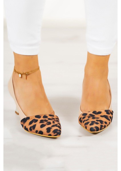 Laura Ten Leopar Topuklu Ayakkabı