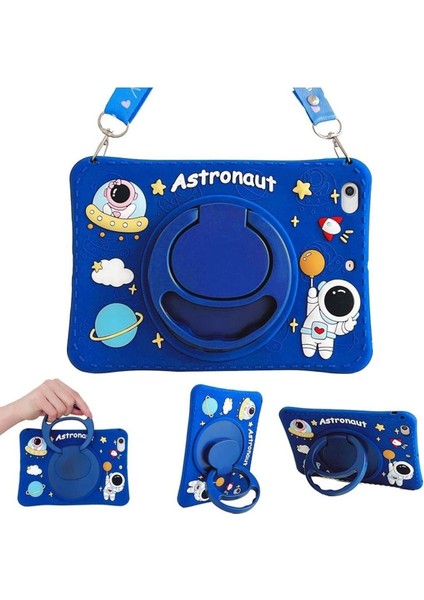 Honor Pad X9 11.5 Inç Uyumlu Astronot Tablet Kılıfı Asklı Yumuşak modelleri