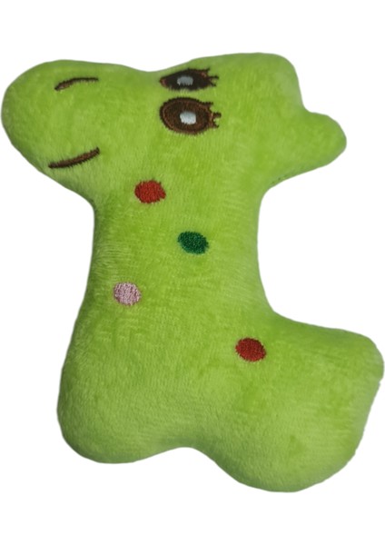 Sesli Peluş Köpek Isırma Oyuncağı (Zürafa)