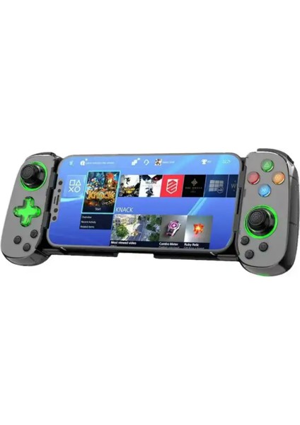 D7 Teleskopik Cep Telefonu Gamepad Bluetooth Uyumlu 5.0 Android Ios Ps4 Için Kablosuz Konsol