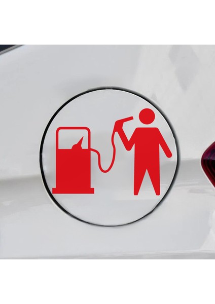Gas Kill Sticker - Yakıt Deposu Sticker - Oto Sticker - Araba Sticker - Araç Sticker