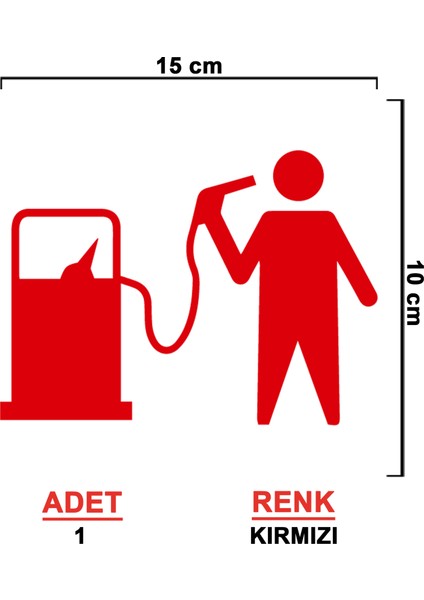 Gas Kill Sticker - Yakıt Deposu Sticker - Oto Sticker - Araba Sticker - Araç Sticker fiyatları