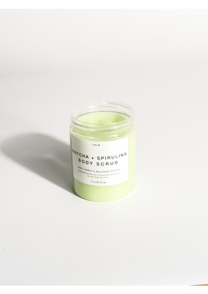 DeDe Candle & Body Matcha Spirulina Body Scrub - Vücut Ovması Jel Peeling